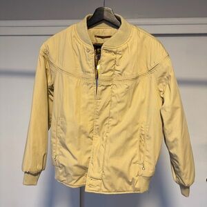 Men's Classic Tan Bomber Jacket